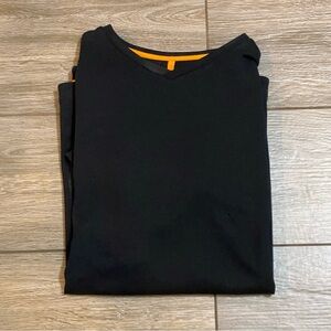 Mammut Large Black Tee With Orange Detail